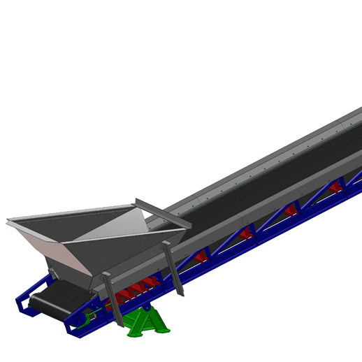 Modificeerbare breedte transportbanden